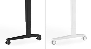 Match your Soft Roll Casters to the color of your UPLIFT Desk Frame