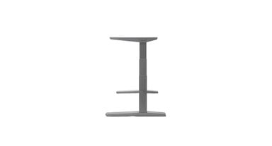Side view of C-frame UPLIFT 2-leg standing desk frame