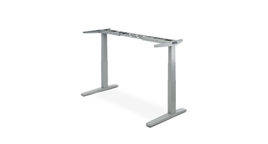 UPLIFT V3 2-Leg Standing Desk in Gray