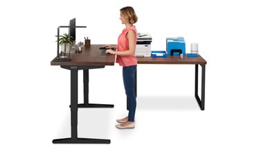 Available in colors and finishes that match UPLIFT Height Adjustable Desk Frames and desktops