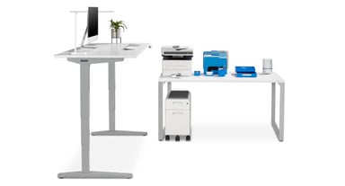 Free up desktop real estate by moving desk items to your table