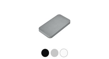 Available in three colors to match your standing desk frame (we recommend using black mounting caps on frames with industrial style finish)