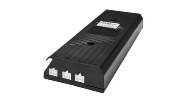 Leg connection ports on the NH-type V2 and V2-Commercial 3-Leg Desk Control Box