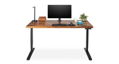 Smoothly position the monitor within a vertical range of 8.5" to 21.7" for the Range-X (shown) or 4.25" to 18.75"