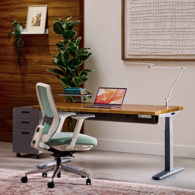 Peak design. High performance. Elevate any workspace with the UPLIFT V3 Standing Desk