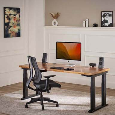 High performance and high style. The UPLIFT V3 4-Leg Standing Desk fits right into any setup