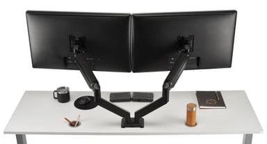 Bolt-through mount your monitor arm to desktops that are between 0.4" - 1.8" thick