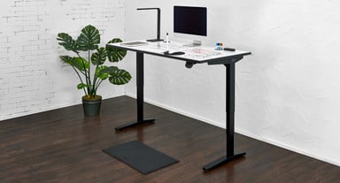 60" x 30" Whiteboard Laminate Standing Desk