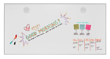 Write notes, draw, and keep track of memos on the Whiteboard Desktop