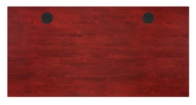 UPLIFT Rectangular GREENGUARD Laminate Desktops are also available in a Cherry finish, adding a touch raw beauty to your space