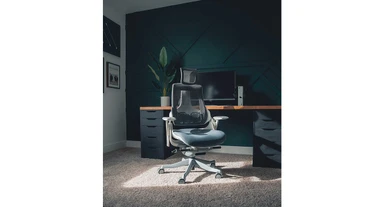 White Pursuit Ergonomic Chair by @Ty Coy