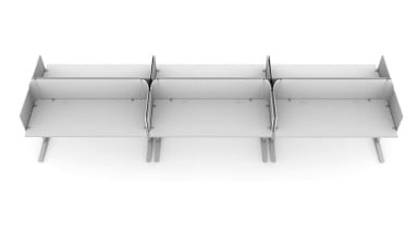 Improve privacy, focus, and sound mitigation by adding corner inserts