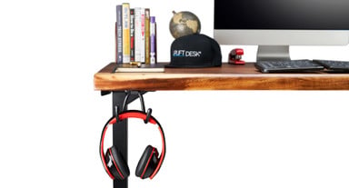 Bends and expands to cradle headphones, gaming controllers, and more