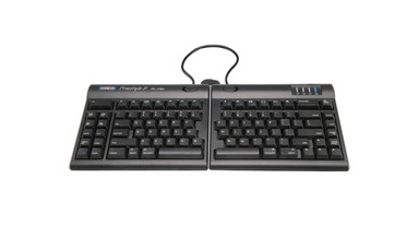 The Kinesis Freestyle2 Ergonomic Keyboard comes with a narrow footprint that allows for comfortable mousing within your neutral reach zone
