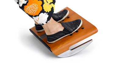 Non-skid, inset pads keep feet from slipping, so don’t worry about your feet running away from you