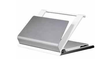 Eliminates laptop hunch, enabling a more comfortable working posture