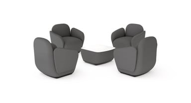 The Dillo Quad configuration seats four people