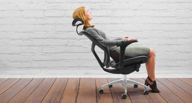 Adjust the back recline and tilt tension
