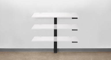 26.1" range of motion; meets ANSI/BIFMA G1-2013 height standard when attached to wall at height specified in instructions