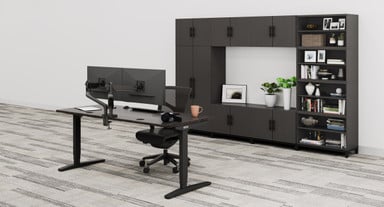 The modular MoPac Cabinet pairs beautifully with the larger MoPac Wardrobe for creating unique storage solutions to meet unique requirements and spaces