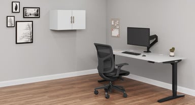 Select the MoPac Overhead Cabinet with doors for a concealed solution