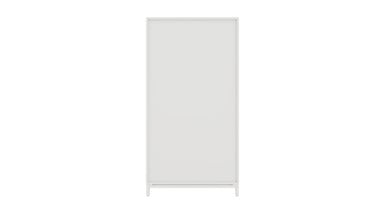White MoPac Wardrobe with white base from behind