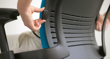 Enjoy lumbar support in all the right places