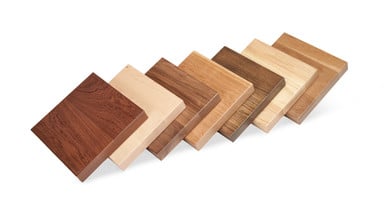 See grain patterns and colors firsthand