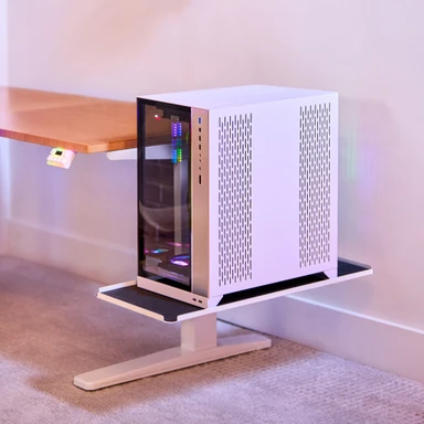 Ideal for large computer tower placement to raise it off the floor