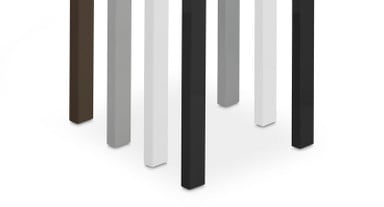 Frames are available in four colors: black, white, gray, and industrial style
