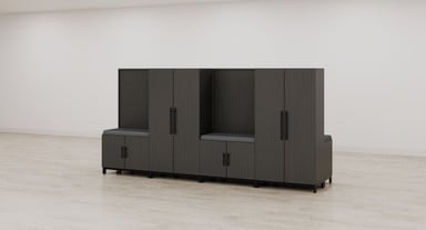 Ash Gray MoPac Storage Wall 8 Configuration