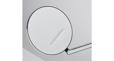 Advanced user interface with auto-illuminated brightness indicator lights