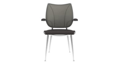 Available in multiple frame colors, with or without fixed armrests