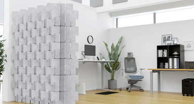Bonnell Acoustic Puzzle Walls with interlocking 9mm thick panels