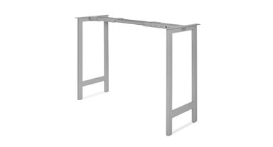 The sturdy table frame has a weight capacity of 350 lb and is rock solid
