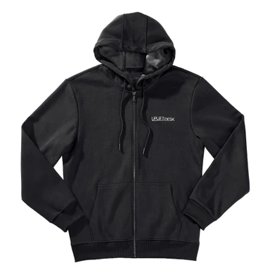 UPLIFT Full Zip Hoodie in Black