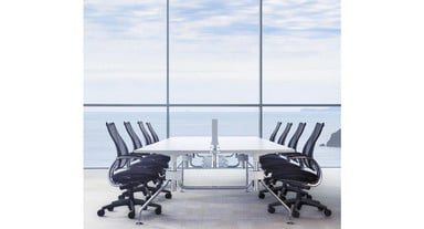 Like all Humanscale task chairs, Liberty Ocean has Form-Sensing Mesh Technology and seamless functionality