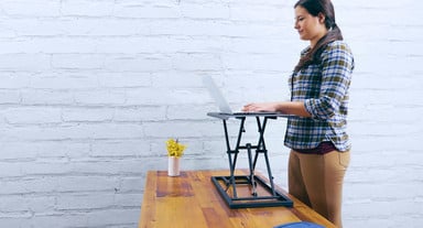 Convert your desk into a sit-stand solution