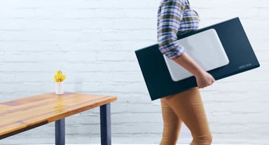Portable design makes it easy to grab and go