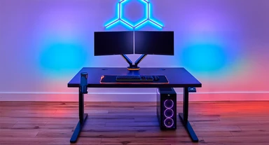 Mix and match other RGB accessories and level up your battle station with this epic standing desk RGB Gaming Keypad