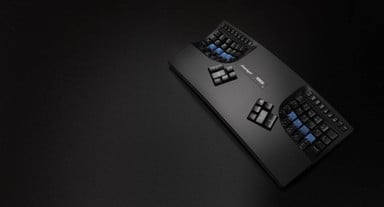 Function keys have been repositioned to improve accessibility while using alphanumeric keys
