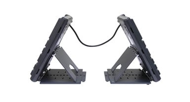 Each module is independently adjustable and can be set to different angles
