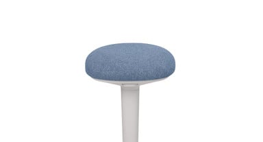 Thick, molded foam seat provides comfort for extended seating periods