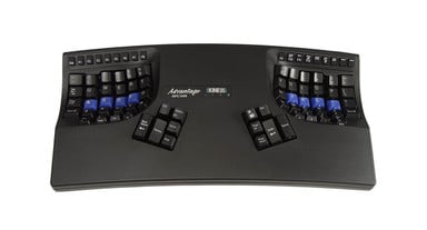The Kinesis Advantage2 ergonomic keyboard, designed for serious comfort and productivity