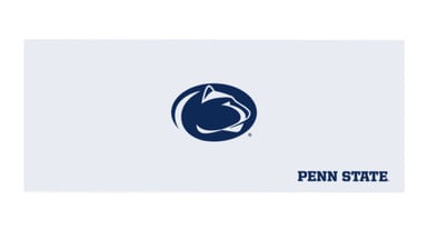 White 24" Penn State Collegiate Desktop without grommets
