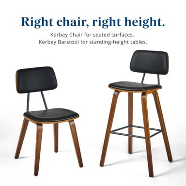 Create a cohesive look for your space with the entire Kerbey collection, including the matching Kerbey Barstool