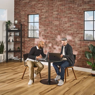 Kerbey Chairs ship in sets of 2, ready for casual collaboration