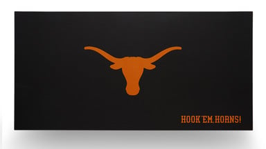 Collegiate spirit meets function—Hook 'Em, Horns!
