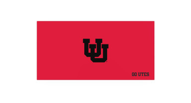 60" x 30" Red University of Utah Desktop