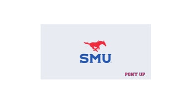 60" x 30" White Southern Methodist University Desktop